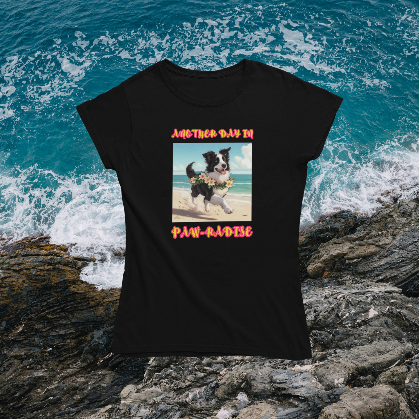 Another Day in Paw-Radise Women's Softstyle Tee