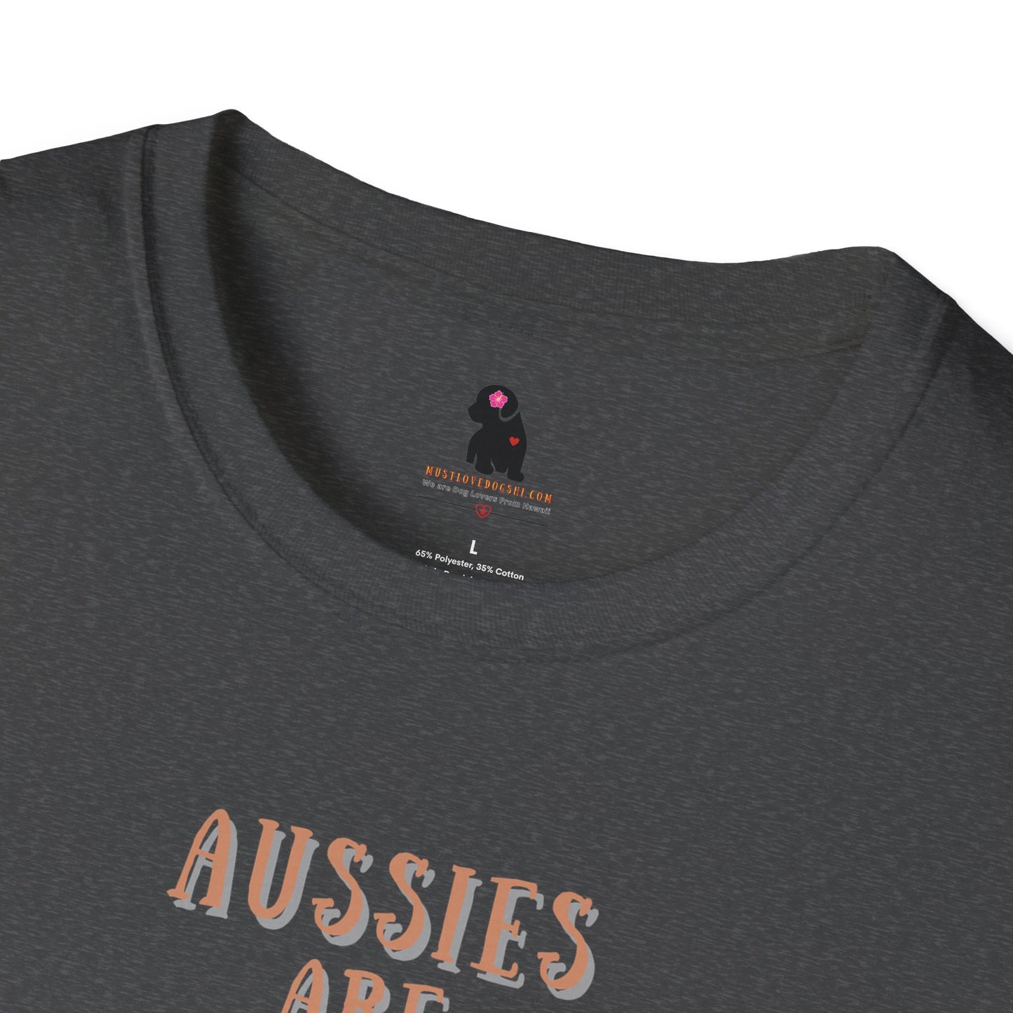 "Aussies are Paw-Some" Unisex Softstyle T-Shirt