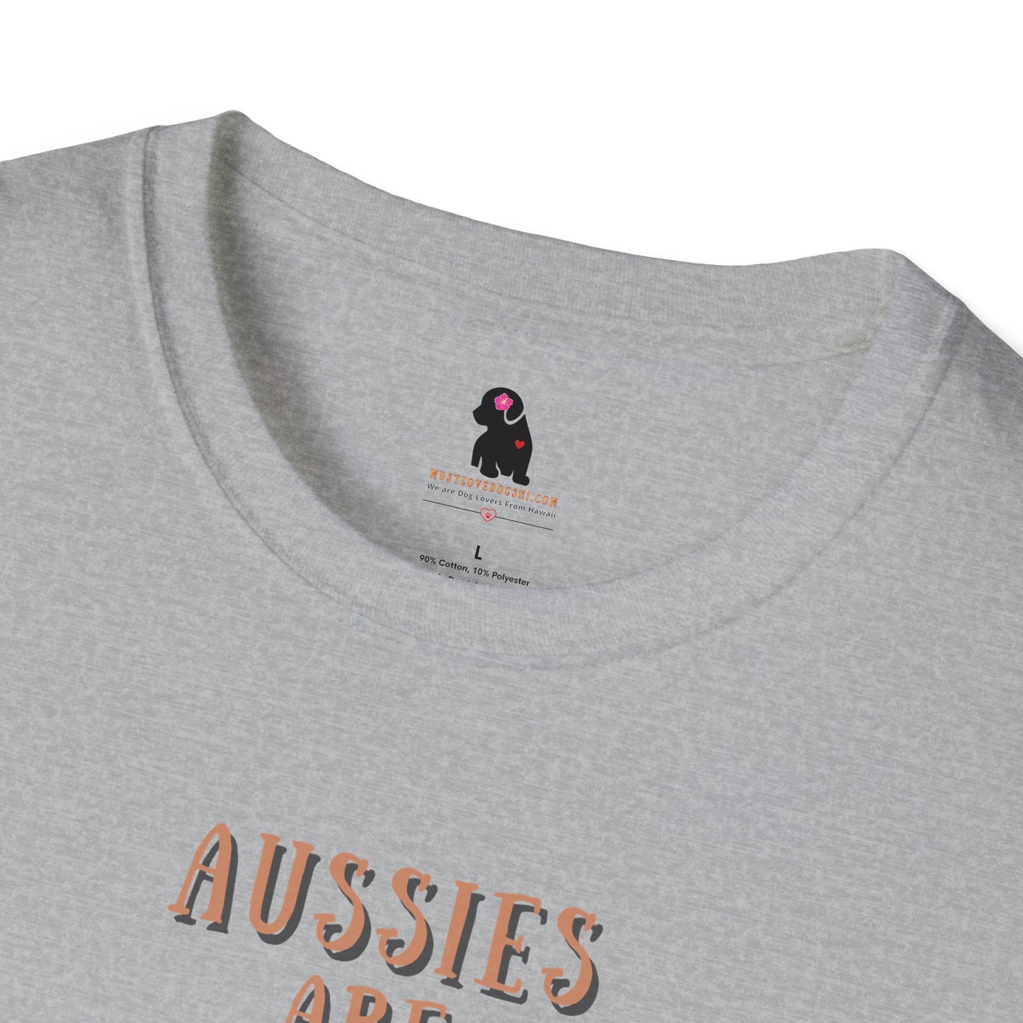 "Aussies are Paw-Some" Unisex Softstyle T-Shirt