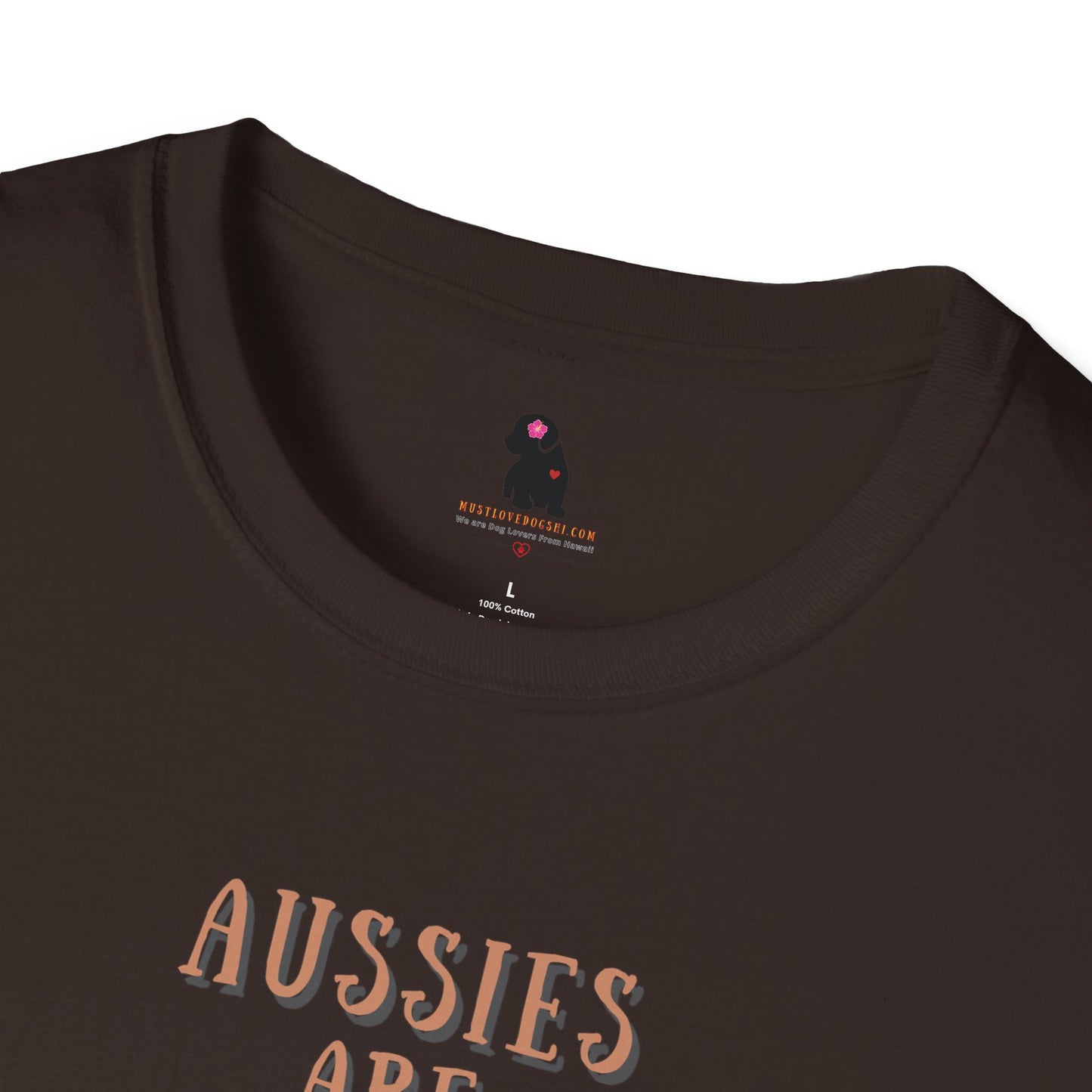 "Aussies are Paw-Some" Unisex Softstyle T-Shirt