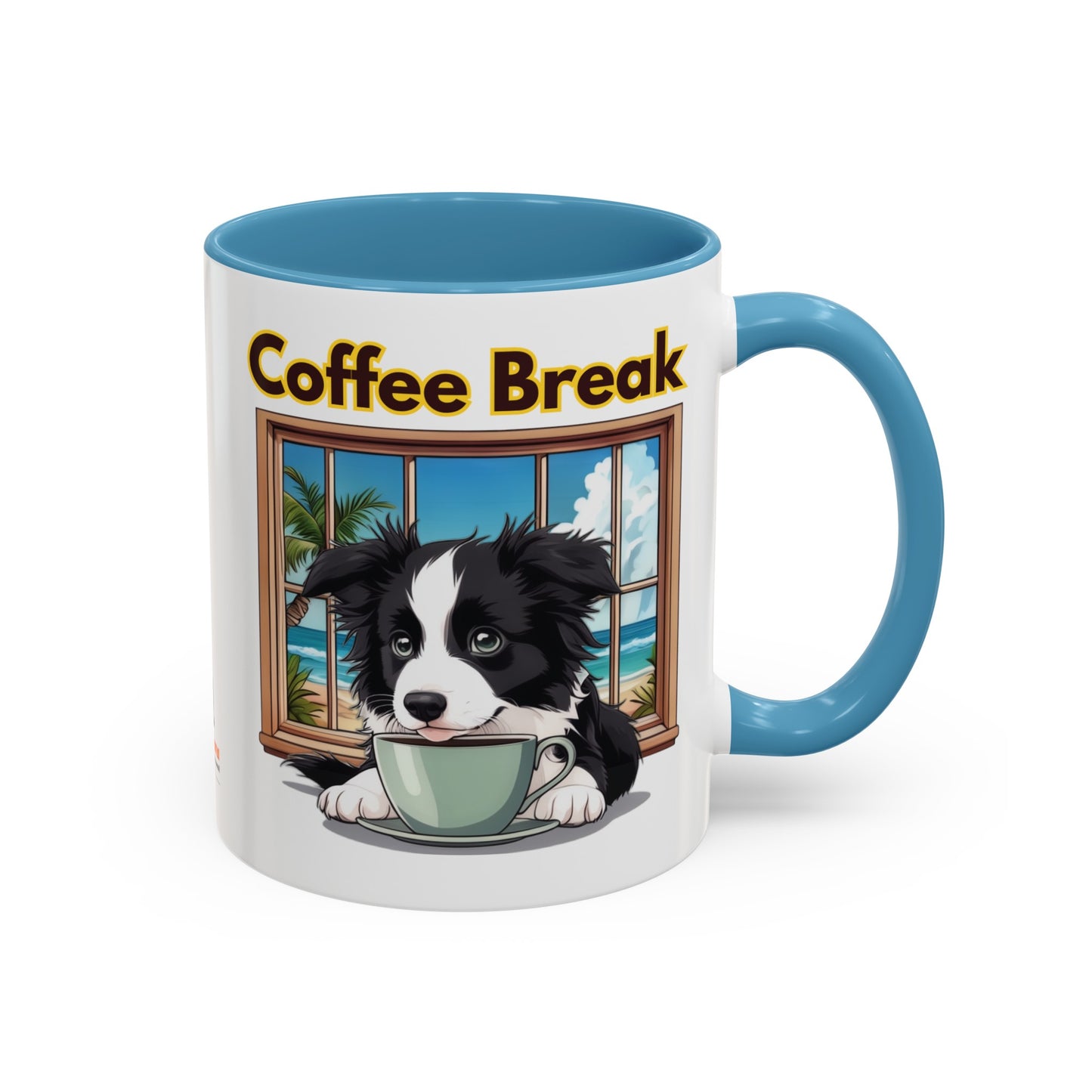 Coffee Break in Hawaii Border Collie Coffee Mug 11 oz.