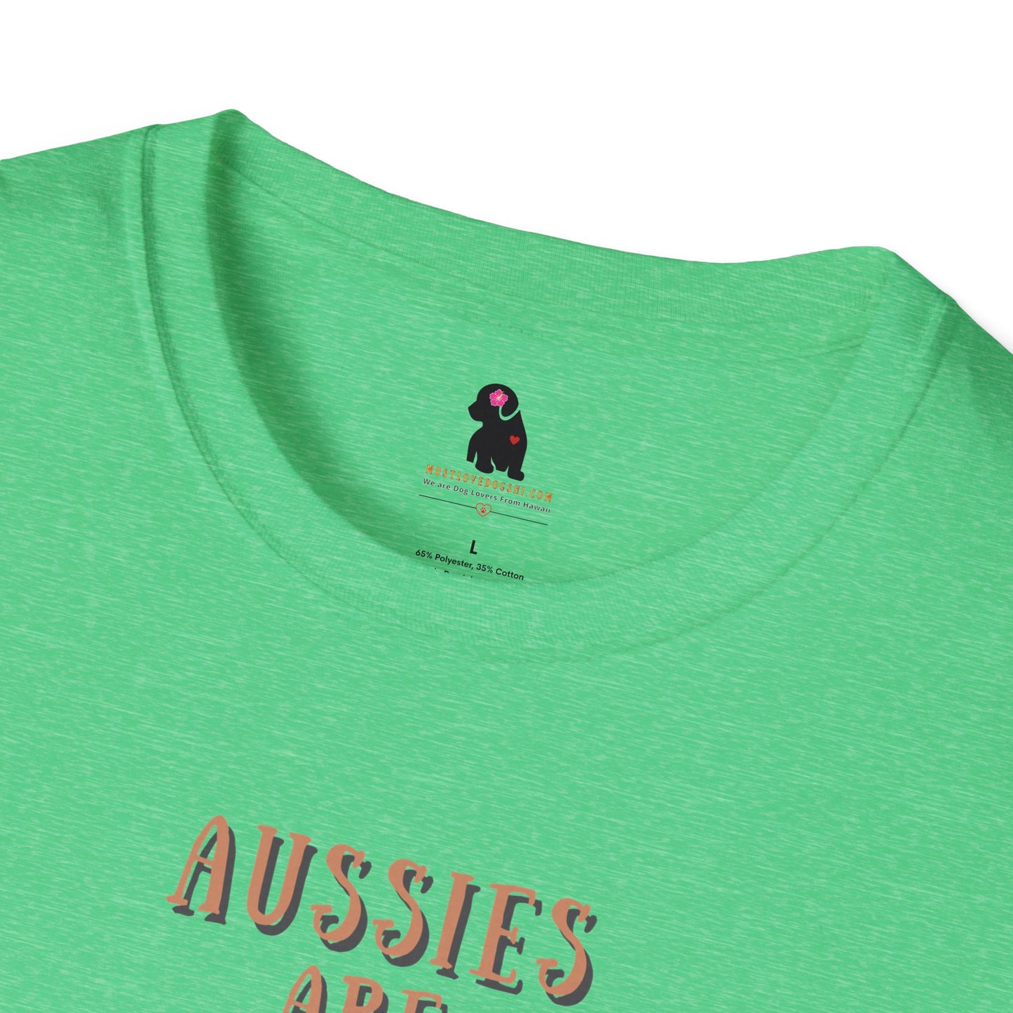 "Aussies are Paw-Some" Unisex Softstyle T-Shirt